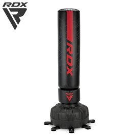 RDX サンドバッグ 自宅 スタンド 自立 スタンディングバッグ パンチバッグ パンチングバッグ サンドバック 183cm ボクシング 格闘技 ジム トレーニング ボクササイズ 運動 室内 屋外 PBFS-F6U レッド&ブラック 6FT KARA FREE STANDING PUNCH BAG