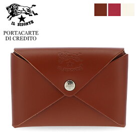 イルビゾンテ Il Bisonte 名刺入れ カードケース C0854 SCC031PG0001 Card Case Classic レザー 本革 牛革 ブランド イタリア ユニセックス キャッシュレス ファッション 秋物