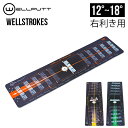 ＼マラソン限定P5倍／ ウェルパット Wellputt パターマット WELLSTROKES 右利き用 ウェルストローク パターストローク…