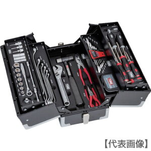 TONE�@�����p�H��Z�b�g�@�c�[���Z�b�g�i�u���b�N�d�l�j�@�Ԍ�433×���s220×����240mm�iTSAT330BK�j829-2435�yTONE�i���j�z