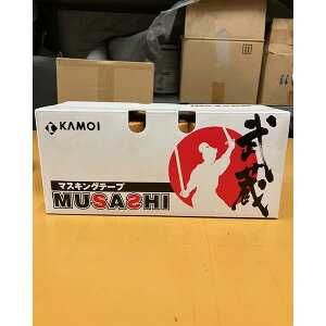 【アウトレット/在庫限り】武蔵 車輛塗装用マスキングテープ 38mm 1箱(30巻入り)【カモ井加工紙】キャンセル・返品不可 商品画像要確認 売切り終了品