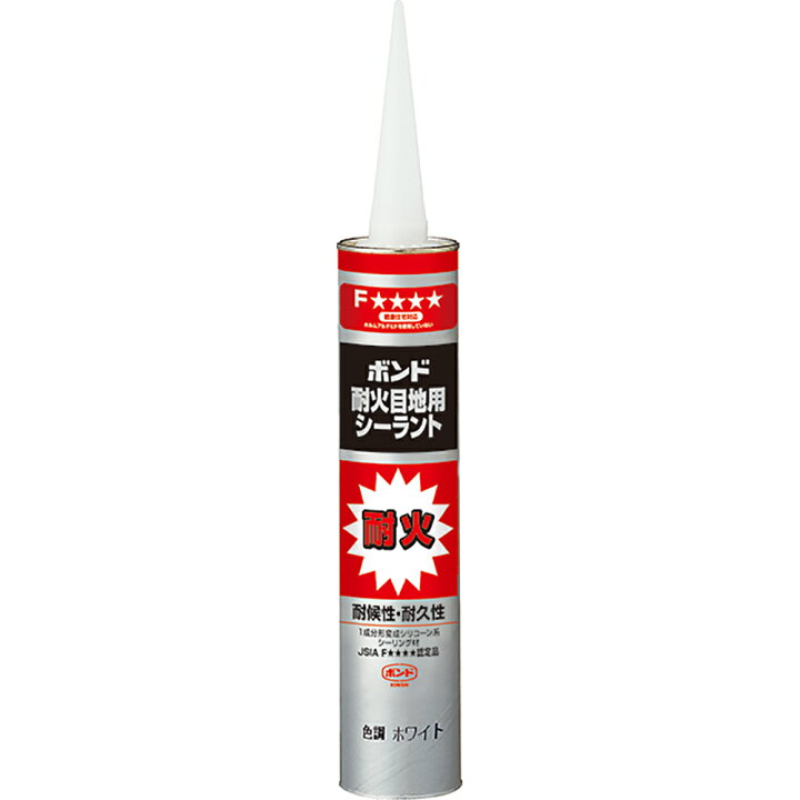 楽天市場】ボンド 耐火目地用シーラント 333ml ホワイト （20本 