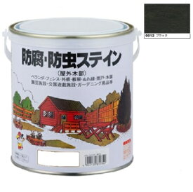 キシラデコール同等品　ナフタデコール 防腐・防虫ステイン 0.7L　ブラック(H85-0012)【ロックペイント】