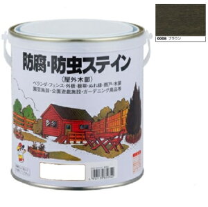 キシラデコール同等品 ナフタデコール 防腐・防虫ステイン 0.7L ブラウン(H85-0008)【ロックペイント】