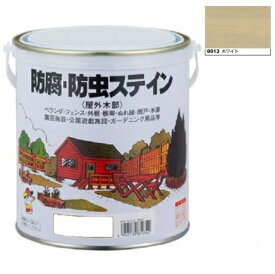 キシラデコール同等品　ナフタデコール 防腐・防虫ステイン 0.7L　ホワイト(H85-0013)【ロックペイント】
