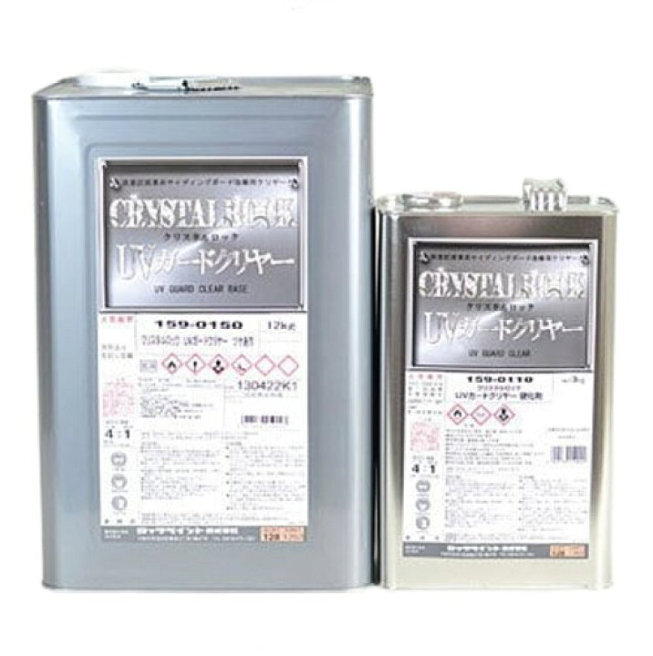 楽天市場】クリスタルロック 15kgセット UVガードクリヤーツヤあり 159 