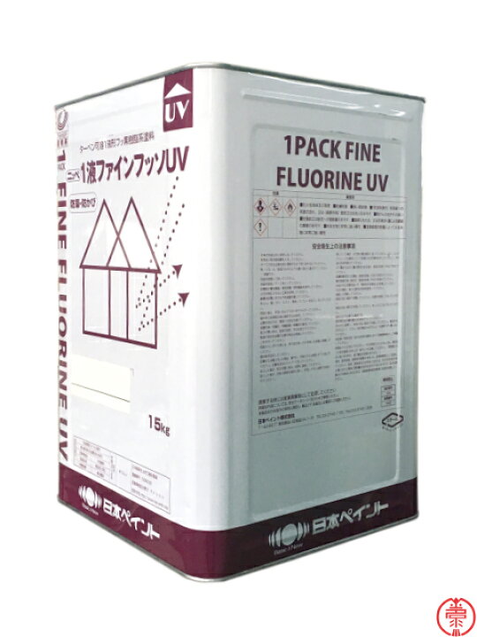 楽天市場】1液ファインフッソUV つや有り 白 ホワイト 15kg 弱溶剤形 