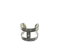 【美品】HERMES エルメス トゥアレグ PM バングル ブレスレット シルバー 925
