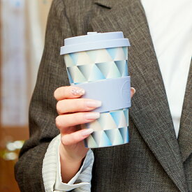 公式 エコーヒーカップ タンブラー 14oz/400ml Ecoffee Cup コップ カップ コーヒー 紅茶 エコ サスティナブル 環境 リユース 父の日 母の日 ギフト プレゼント おしゃれ 模様 柄 モダン シック えコーヒーカップ