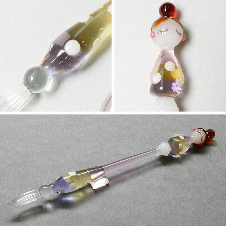 楽天市場】ガラスペン glasskaoria グラスカオリア おしゃLady モガ 