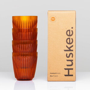  HuskeeRenew nXL[j[ 4Zbg WȂ 8oz/235ml GXvb\ R[q[ Jbv Rbv GR OX  O[ Ao[ X[N   g 킢 TXeBiu y