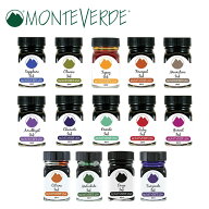 公式 MONTEVERDE モンテベルデ ミニボトルインク ジェムストーン（宝石）シリーズ 全10色 30ml カラーイ…