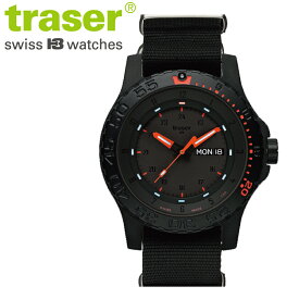 公式【Traser】トレーサー TYPE6 MIL-G RED COMBAT メンズ クオーツ 腕時計 トリガライト 20気圧 防水 ミリタリーウォッチ レッド