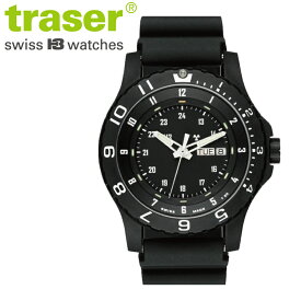 公式【Traser】トレーサー TYPE6 MIL-G Black サファイア メンズ クオーツ 腕時計 P6600.41F.13.01