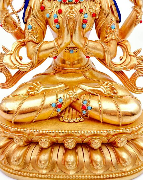 楽天市場】◇六字咒観音菩薩像 ◇仏教 チベット-KN1 : PEMA NIMA