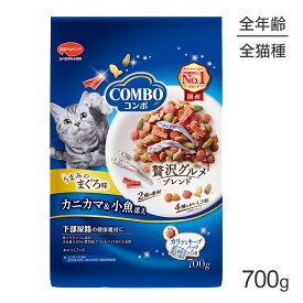 【最大350円オフクーポン■要事前取得】コンボ キャット まぐろ味・カニカマ・小魚添え 700g (猫・キャット)