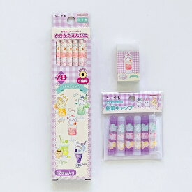ちいかわ文房具セット　ちいかわグッズ3点　ちいかわ2Bえんぴつ12本　ちいかわ消しゴム　ちいかわ鉛筆キャップ　文具セット　小学生