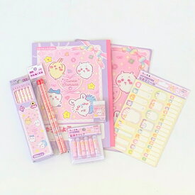 ちいかわ文房具セット　ちいかわ鉛筆　ちいかわノート　ちいかわじゆうちょう　ちいかわ下敷き　ちいかわ消しゴム　ちいかわ鉛筆キャップ　名前シール ちいかわ　ちいかわグッズ　文房具セット