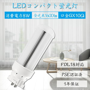 LED RpNgu FDL18EXL FDL18EXW FDL18EXN FDL18EXD GX10q ledCg RpNg`LEDv O[Hsv RpNguLED FDL^Ή ߓd Px F 50000h d8w 1600lm 360° 