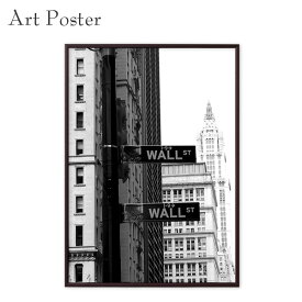 アートポスター a2 モノクロ ニューヨーク アートパネル 人気 風景 街 おしゃれ インテリア アクリル 飾り フレーム付き
