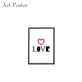 アートパネル おしゃれ 壁面 装飾 パネル ボード インテリア モダン a4 love 壁掛け ポスター