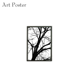 アートポスター インテリア モノトーン 自然 おしゃれ a4 アートパネル 額付き 木々 ナチュラル