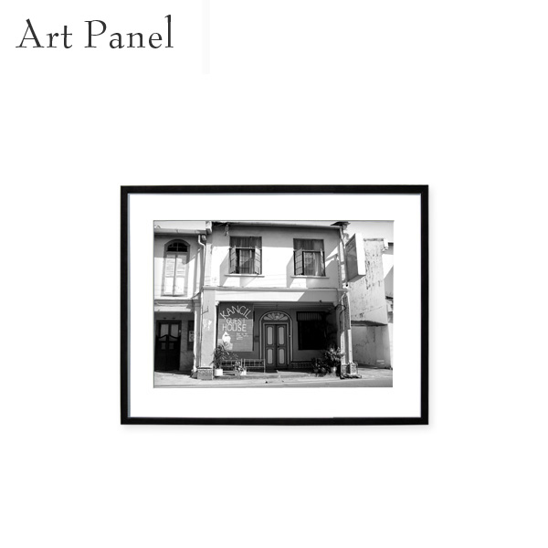 海外風景アートパネル シンプルな黒のアルミフレームは様々なテイストにも対応できるおしゃれなアートパネルです アートパネル モノトーン インテリアポスター おしゃれ 壁面 装飾 ボード ウォールアート 白黒 黒フレーム