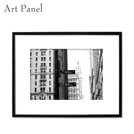 インテリアアートパネル モノクロ 壁掛け アート 写真 白黒 リビング ダイニング 玄関 額縁 ニューヨーク