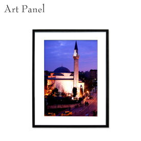 アートパネル 海外 風景 街並み 飾る 壁掛け パネル 黒 額 縦 インテリア 絵 ポスター 写真 フォトアート