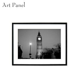 絵画 モノクロ ロンドン イギリス 時計塔 室内 装飾 パネルアート インテリア 店舗 絵画 ポスター 写真 ウォールアート
