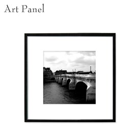 パリ フランス アート モノクロ 額付 正方形 インテリア おしゃれ 展示 額縁 壁掛 絵画 ポスター 写真