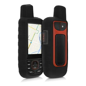 kwmobile 対応: Garmin GPSMAP 66i ケース - GPS ナビ シリコン 保護ケース 黒色