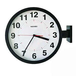 ʓdg|v ʎv manbo double face wall clock Ղ̒a37.9cm ubN ꗼʊ|v k v CeA