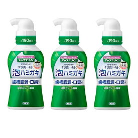 医薬部外品 ディープクリーン 泡ハミガキ 190ml × 3個セット 送料無料