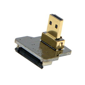 FPVHDMI Micro HDMI Type D �I�X �A�b�v�A���O�� 90�x FPV HDTV �}���`�R�v�^�[ �q��ʐ^�p