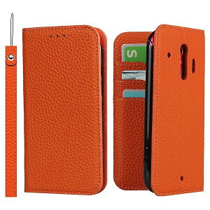 らくらくスマートフォン me F-01L ケース F-42A ケース 手帳型 本革 ストラップ スマホケース doco