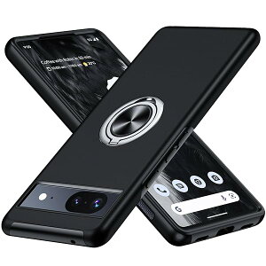 Google Pixel 8 ケース リング付き 耐衝撃 tpu フルプロテクトデザイン スマホケース 軽量 薄型 ス