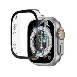 for Apple Watch ケース Apple Watch Ultra3/Ultra2/Ultra 49mm 用 ケース 一体型 傷防止 耐衝撃 超軽量 PC素材