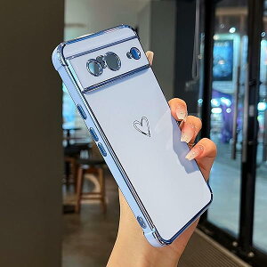 Google Pixel 8 用 ハートケース おしゃれ 韓国 かわいい グーグル ピクセル 8 ケース 柔軟な TPU