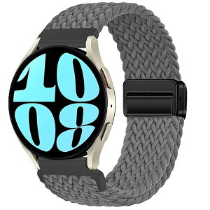 磁気編組 コンパチブル Samsung Galaxy Watch 6/6 Classic/5/5 pro/4/4 Classic/3 41mm/Active 2/Active for Amazfit gtr 4