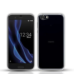 FOR AQUOS R SH-03J / SHV39 / 604SH 耐衝撃 ケース AQUOS R カバー ストラップホール クリア 指紋防止 軽