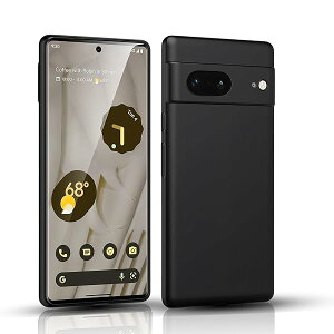 Google Pixel 6A ケース マットブラック【携帯便利 ストラップホール付き】Pixel 6A対応 カバー 超