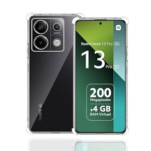 対応 Redmi note 13 Pro 5G ケース 柔軟 TPU カバー 全透明 散熱加工 黄変しにくい Redmi note 13 Pro ケー