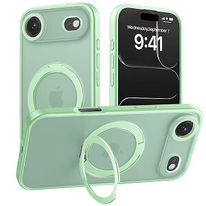 【多機能360度回転スタンド】 Phone Air との互換性あり ケース マグネット搭載 ワイヤレス充電