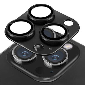 for iPhone 16 Pro/iPhone 16 Pro Max カメラフィルム アルミ合金製+AR高透過率強化ガラス アイフォン1