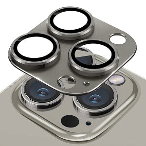 for iPhone 16 Pro/ProMax カメラフィルム アルミ合金製+AR高透過率強化ガラス アイフォン16プロ/ア