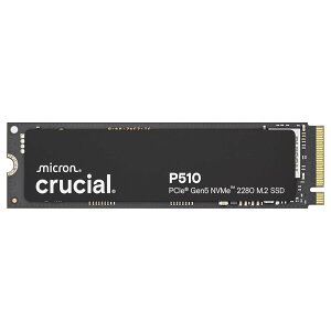 Crucial �N���[�V���� P510 1TB 3D NAND NVMe PCIe5.0 M.2 SSD �ő�11,000MB/�b CT1000P510SSD8-JP