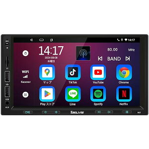 2DIN7C`fBXvCI[fBI AndroidJ[ir y8RA2GB+32GB WiFiΉYouTube/Netflix/HuluςJ[I[fBIzCXCarPlay/AndroidAuto&~[O fo͑Ή B