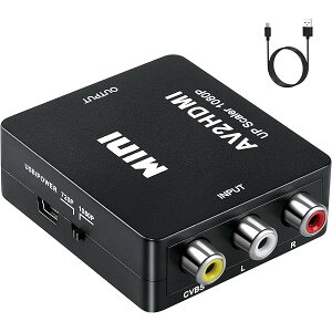 RCA HDMI ϊ Ro[^[ RCA to HDMI ϊRo[^[ R|Wbg A_v^[ RCA HDMIo AV2HDMI ] 1080p/720pΉϊ ԍڃj^[Ή USBd