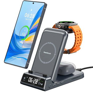Samsungp CX[dAGalaxy WatchΉ[dA3in1 [dX^hAMNV[EHb` [dASamsung S25 Ultra/S25+/S25/S24/S23/S22/Z Flip/FoldΉAGalaxy Wa